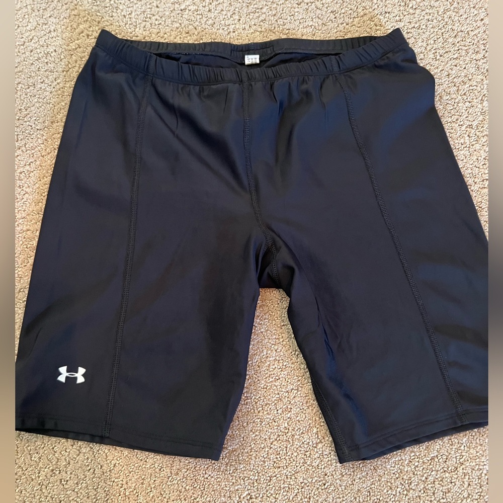 Under Armour Black Athletic Fitted Shorts
